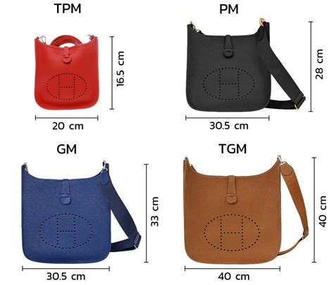 hermes evelyne tpm measurement|evelyn hermes sizes.